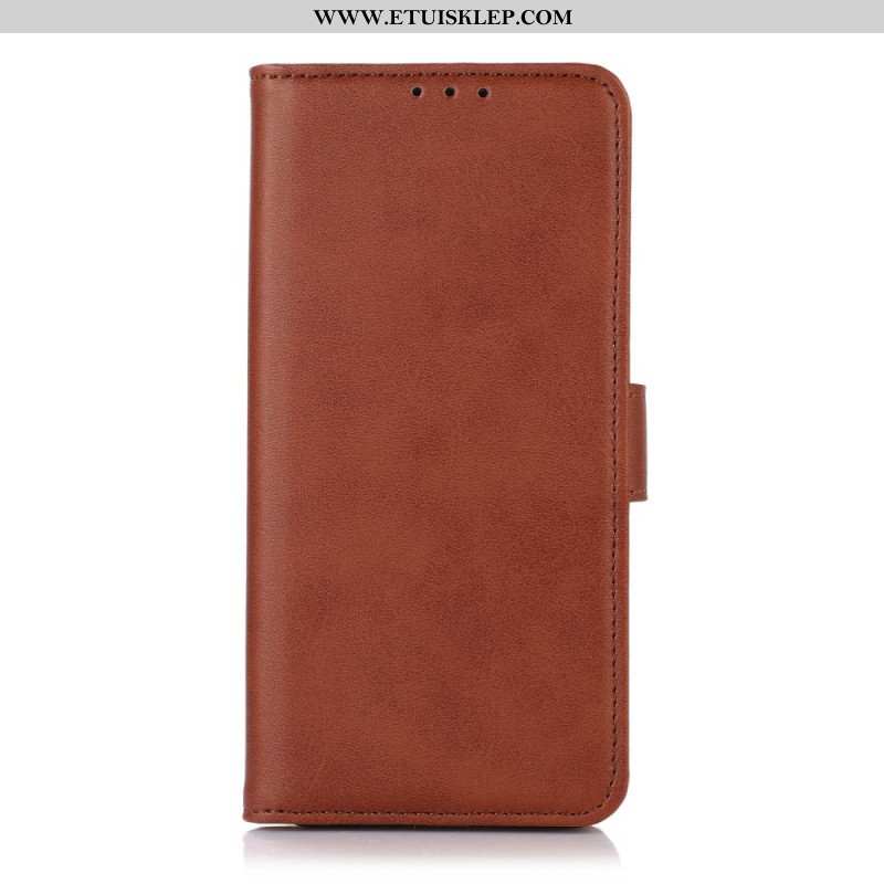 Etui Folio do Motorola Edge 40 Pro Zwykły Ze Sztucznej Skóry